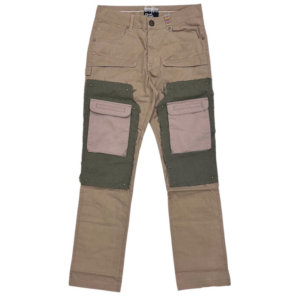 Lifted Anchors Men's Stash Carpenter Panel Cargo Straight Leg Pants